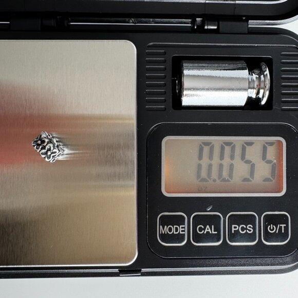 PANDORA Aloha Flower Spacer Charm 790498 925 ALE Retired Silver Collectible Bead - Picture 9 of 10